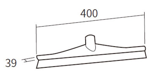 Vikan(ヴァイカン) 一体成形スクイージー(400mm) 7140 ※別途送料