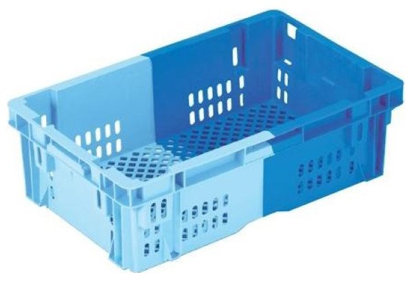 画像1: 岐阜プラスチック工業 NFコンテナー(食品用2色コンテナー) NF-M23P (カゴ車対応シリーズ) ※出荷単位(5個)未満別途送料 (1)