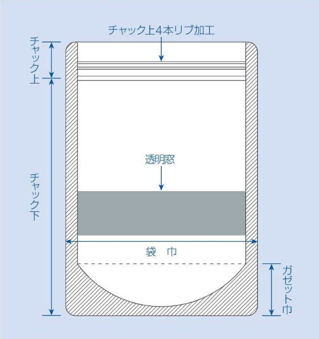SEINICHI 生産日本社  「ラミジップ」片面透明バリアタイプ(スタンドタイプ) 200×140 41 VCZ-14 - 2